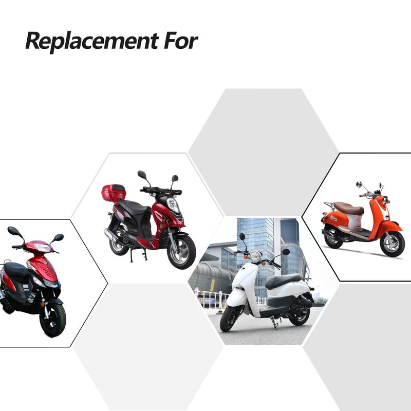 RUTU 8 Pole 5 Wire Coil,Magneto Stator Ignition Relay Coil - Replacement Part for 139QMB GY6 4-Stroke Engine,Compatible with 50cc, 60cc, 80cc, 100cc ATV, TaoTao Scooters, Coolsport, Sunl, NST Mopeds - Image 4